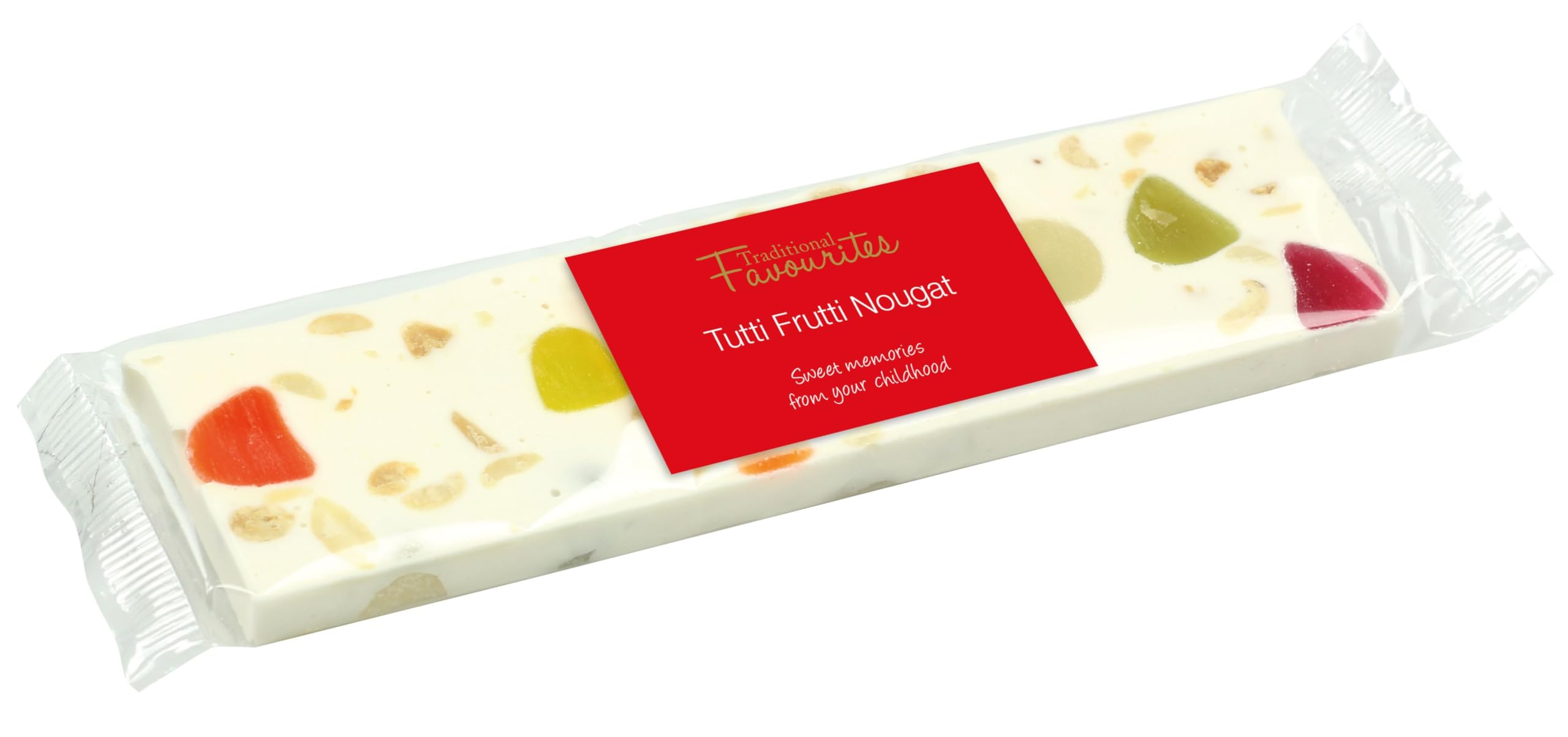 Bon Bon's Gourmet Traditional Favourites Tutti Frutti Nougat Bar 100g 1
