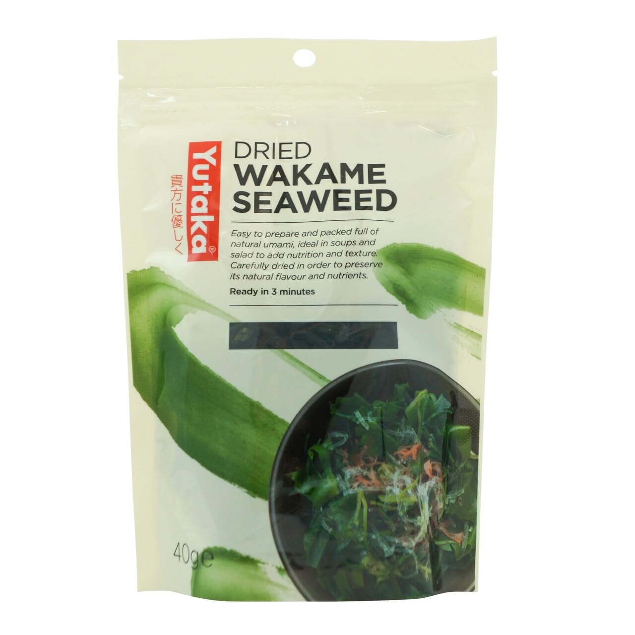 Yutaka Dried Wakame Seaweed Flakes 40g (Pack of 6) 6