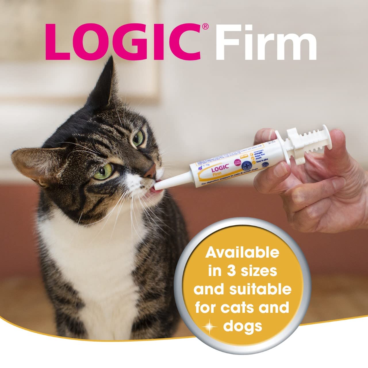 Logic Firm Digestive Support Paste for Large Dogs - Stool Firming & Diarrhea Aid | 6.38 Fl Oz 3