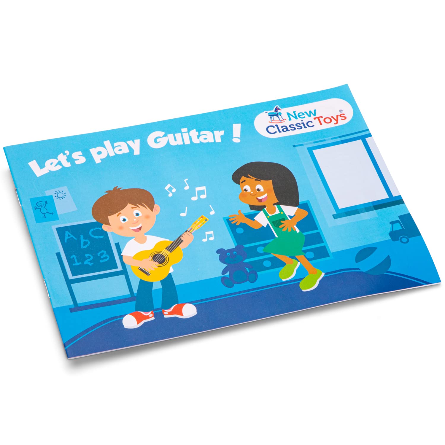 New Classic Toys Wooden Toy Guitar - First Melodies Collection for Kids 3+ 13