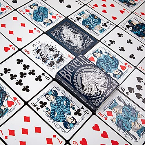 Bicycle Dragon Playing Cards - 1 Deck, Air Cushion Finish, Professional Grade, FSC-Certified, Made in USA