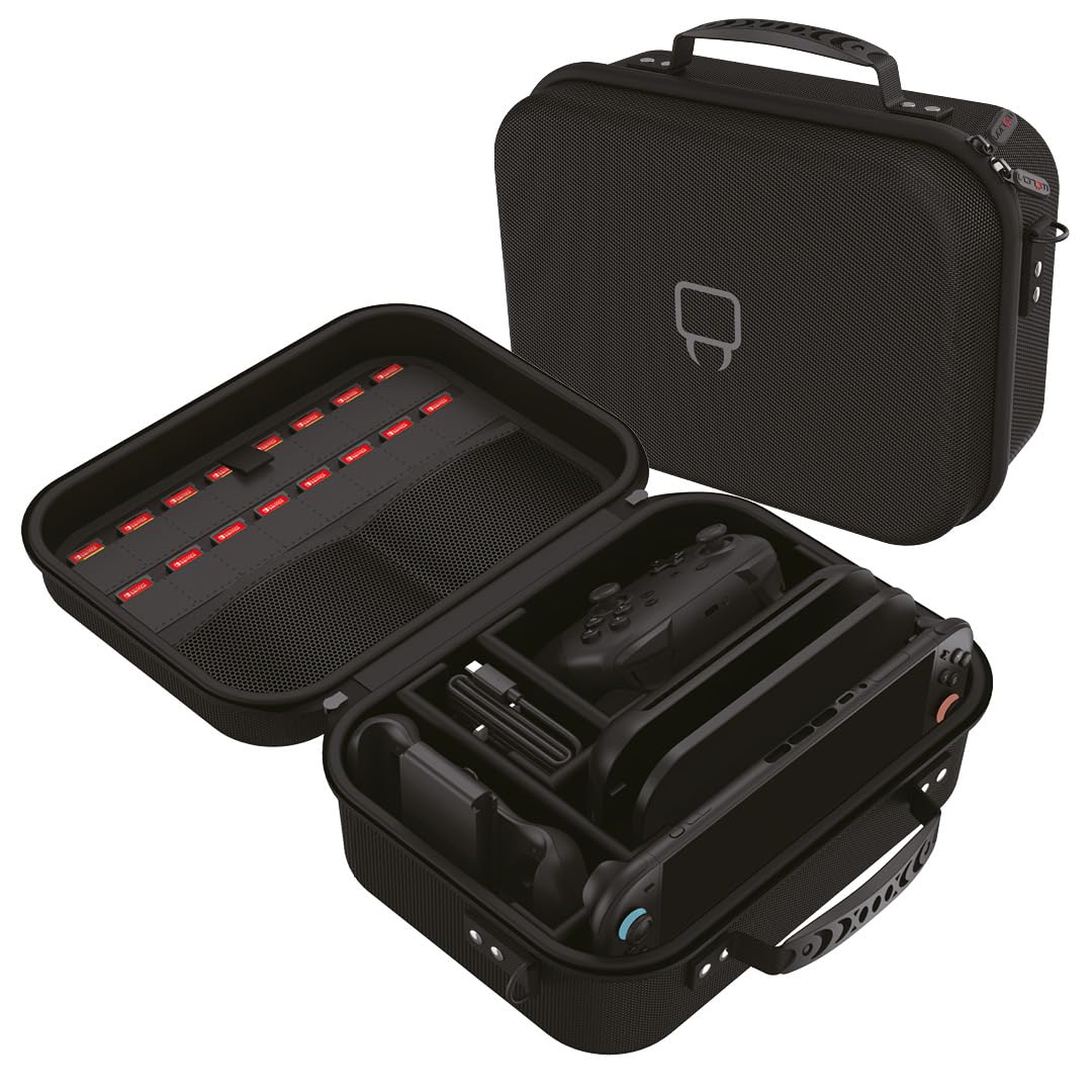 Venom Deluxe Travel Case for Nintendo Switch 2 - Black | TPU Material | 820g Weight 1
