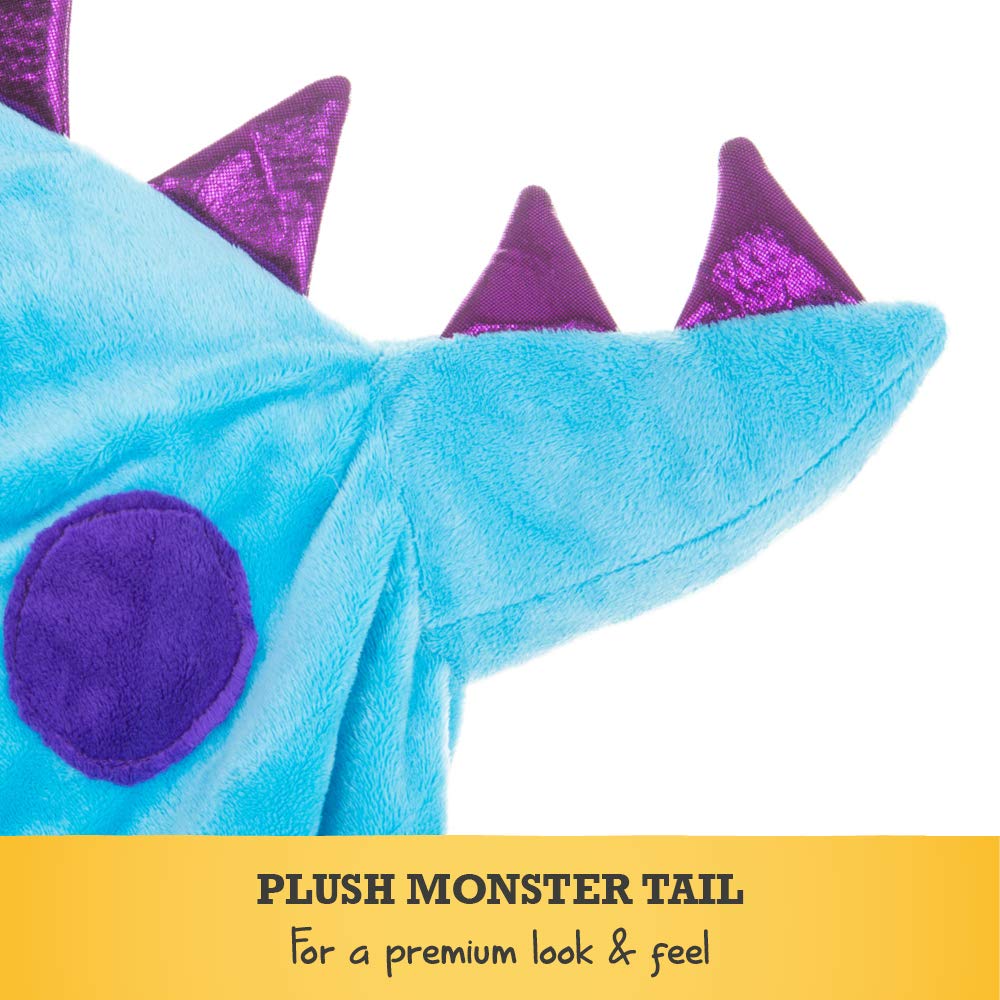 PRETEND TO BEE Dinosaur Monster Onesie - Blue and Purple Fancy Dress Costume for Kids 3