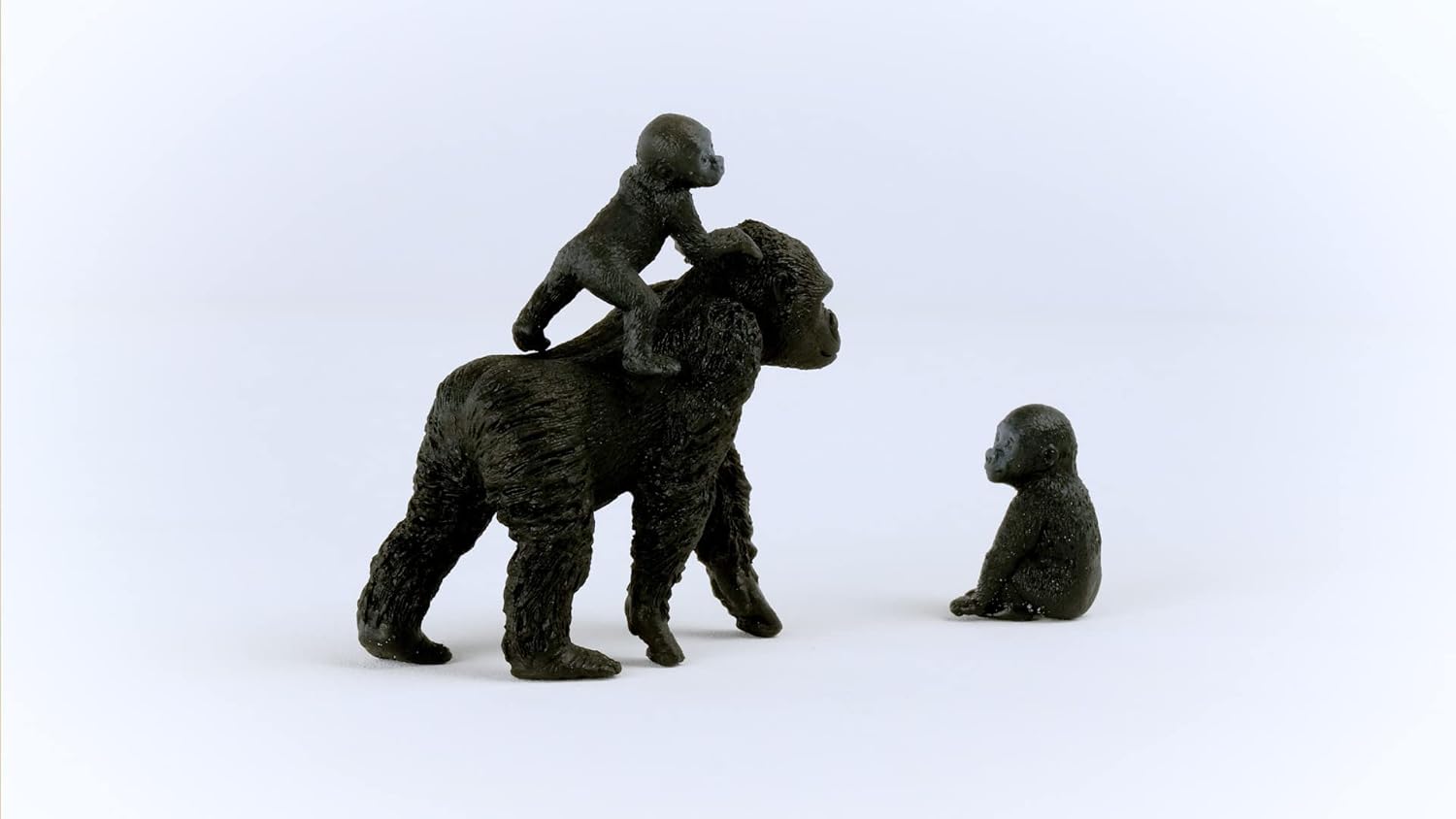 SCHLEICH Gorilla Family Wildlife Playset - 3-Piece Animal Figurine for Kids 3-8 Years 2