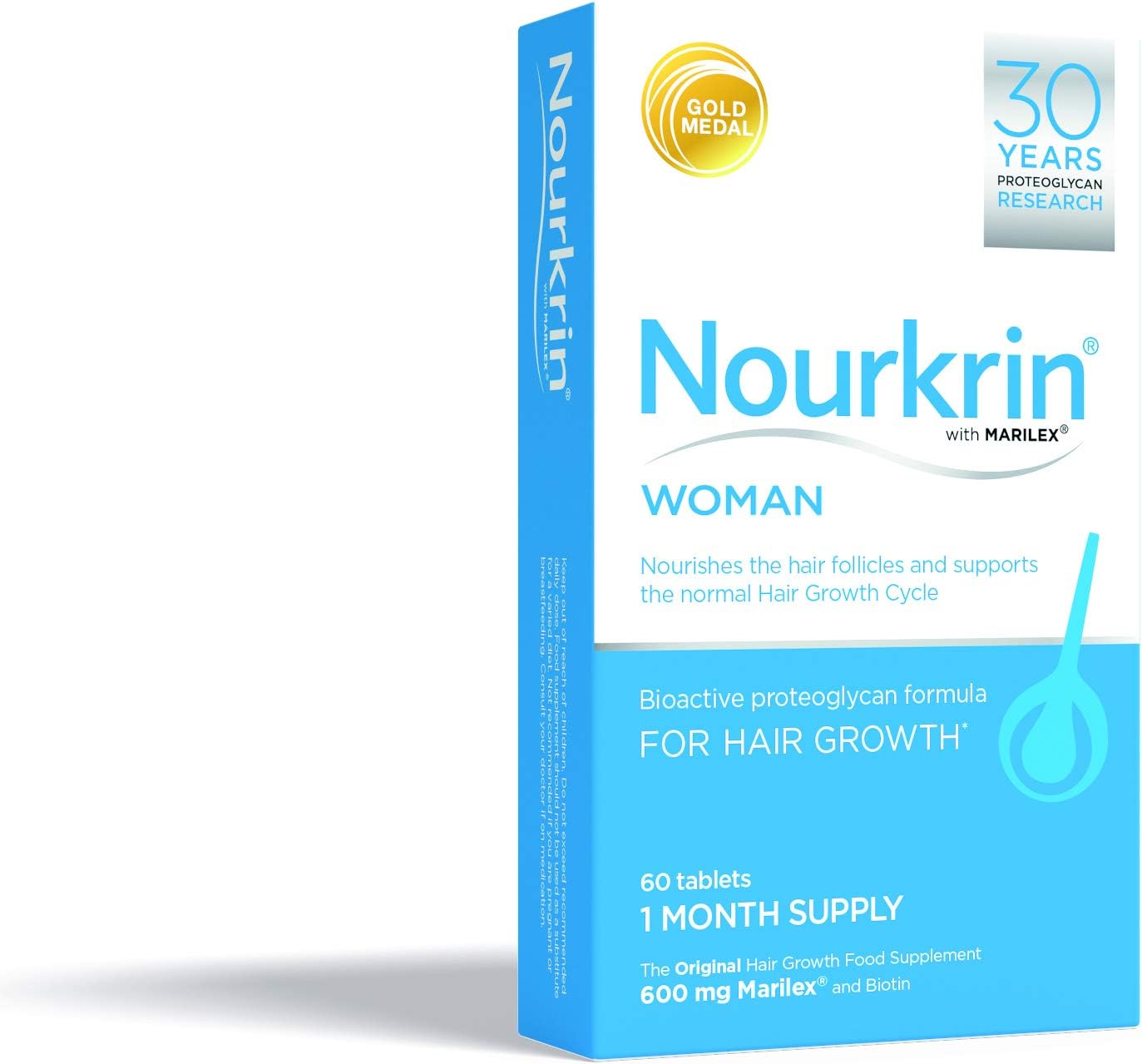Nourkrin Woman Tabletten (1 Monatsvorrat), Mehrfarbig, 60 Stück 13