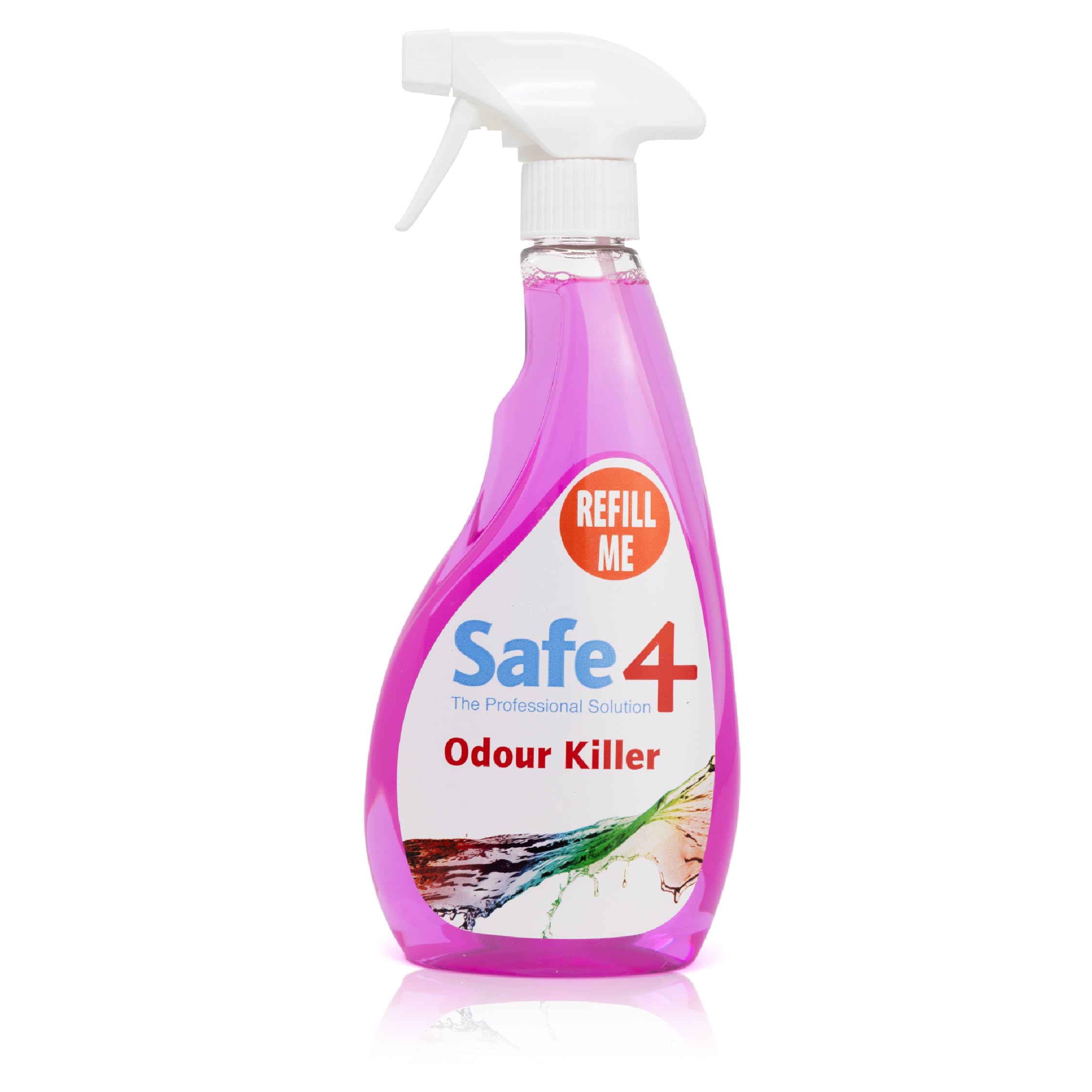 Safe4 Odour Killer Spray - Enzyme & Oil Formula | 500ml | Cherry Almond Scent