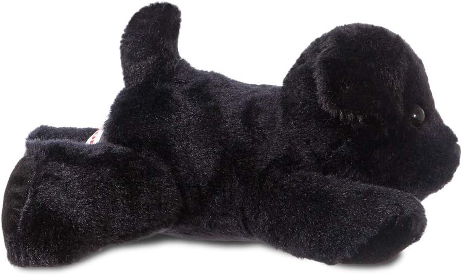Aurora Mini Flopsies Black Labrador Dog - Soft Plush Toy, 8in 2
