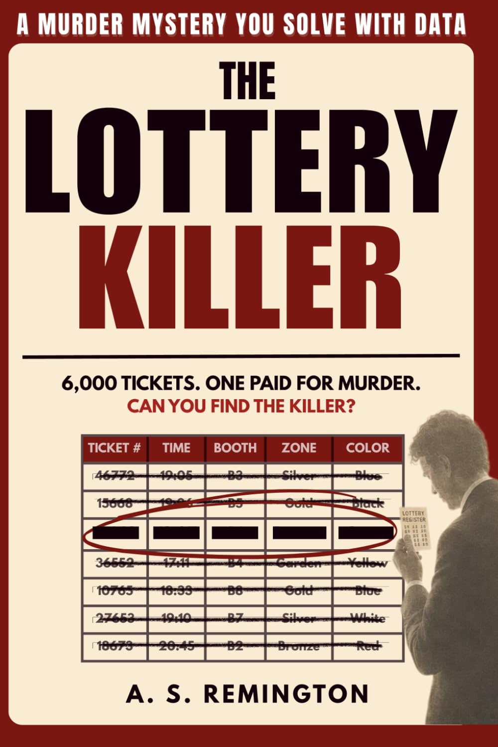 The Lottery Killer: An Immersive Murder Mystery Logic Puzzle | Paperback 1