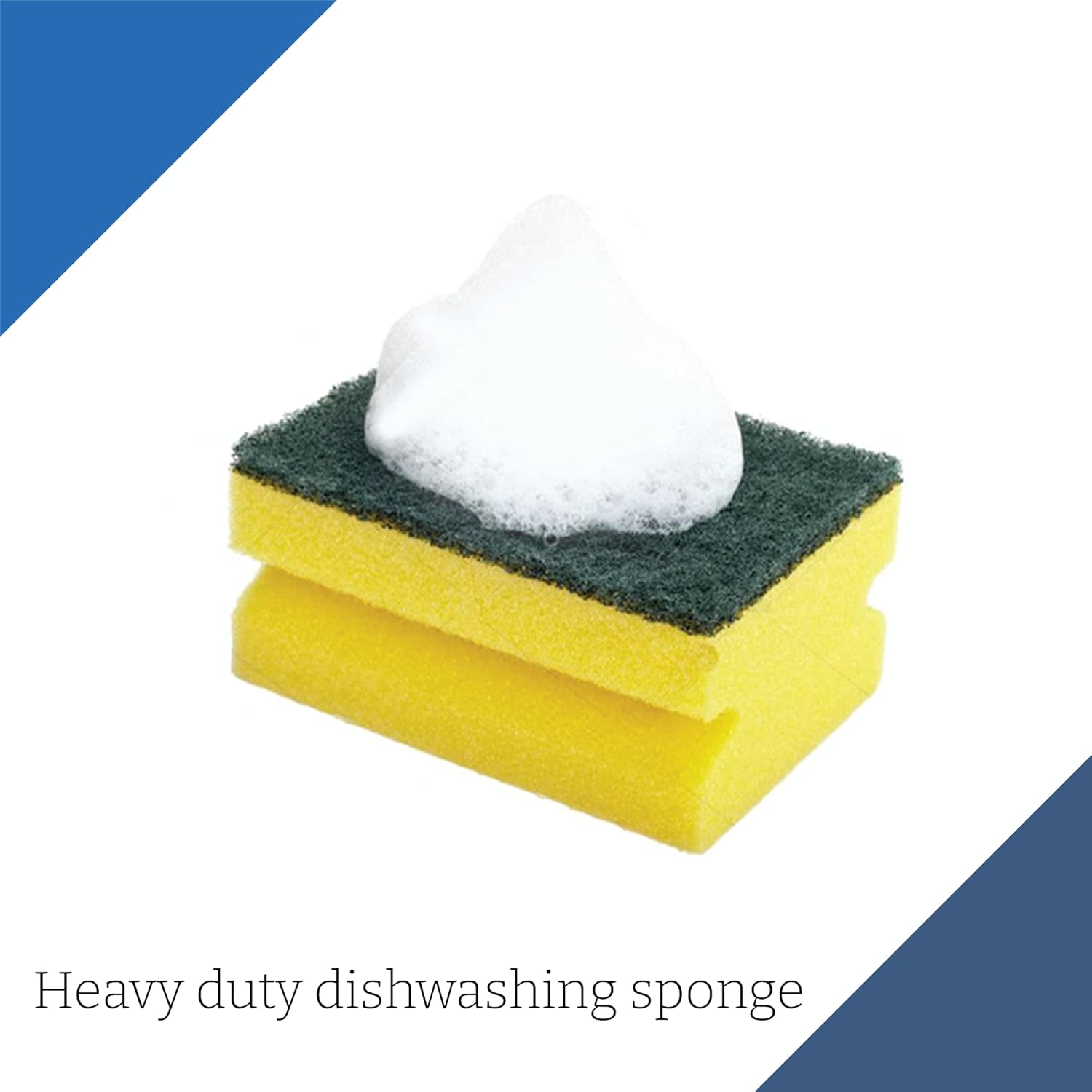 STERLING PRODUCTS Heavy Duty Scrub Sponge - Dual Sided Dish Washing & Cleaning Sponge (16 Pack) 2