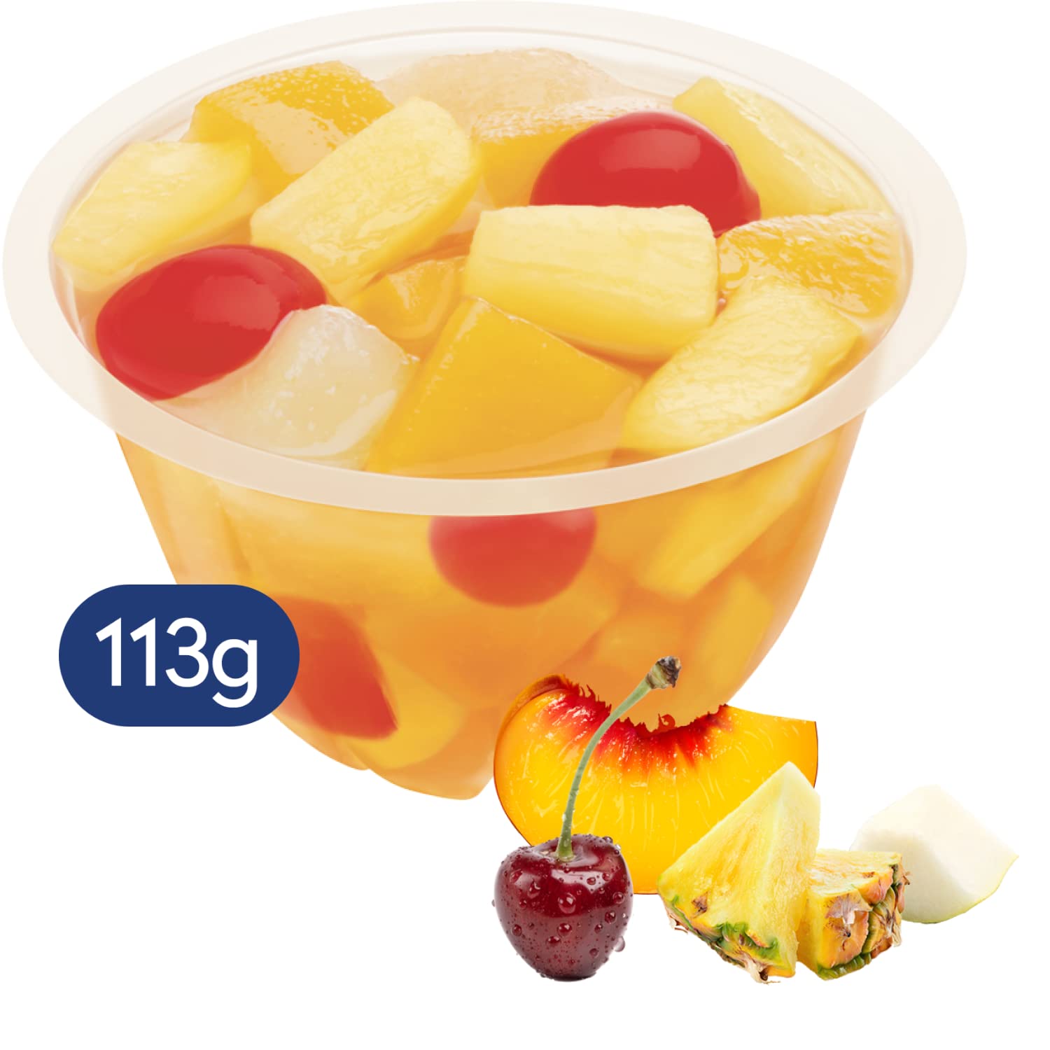 Dole Mixed Fruit In Juice With Cherry - Pack of 12 Pots (3 x 4) | 100% Natural Fruit 6