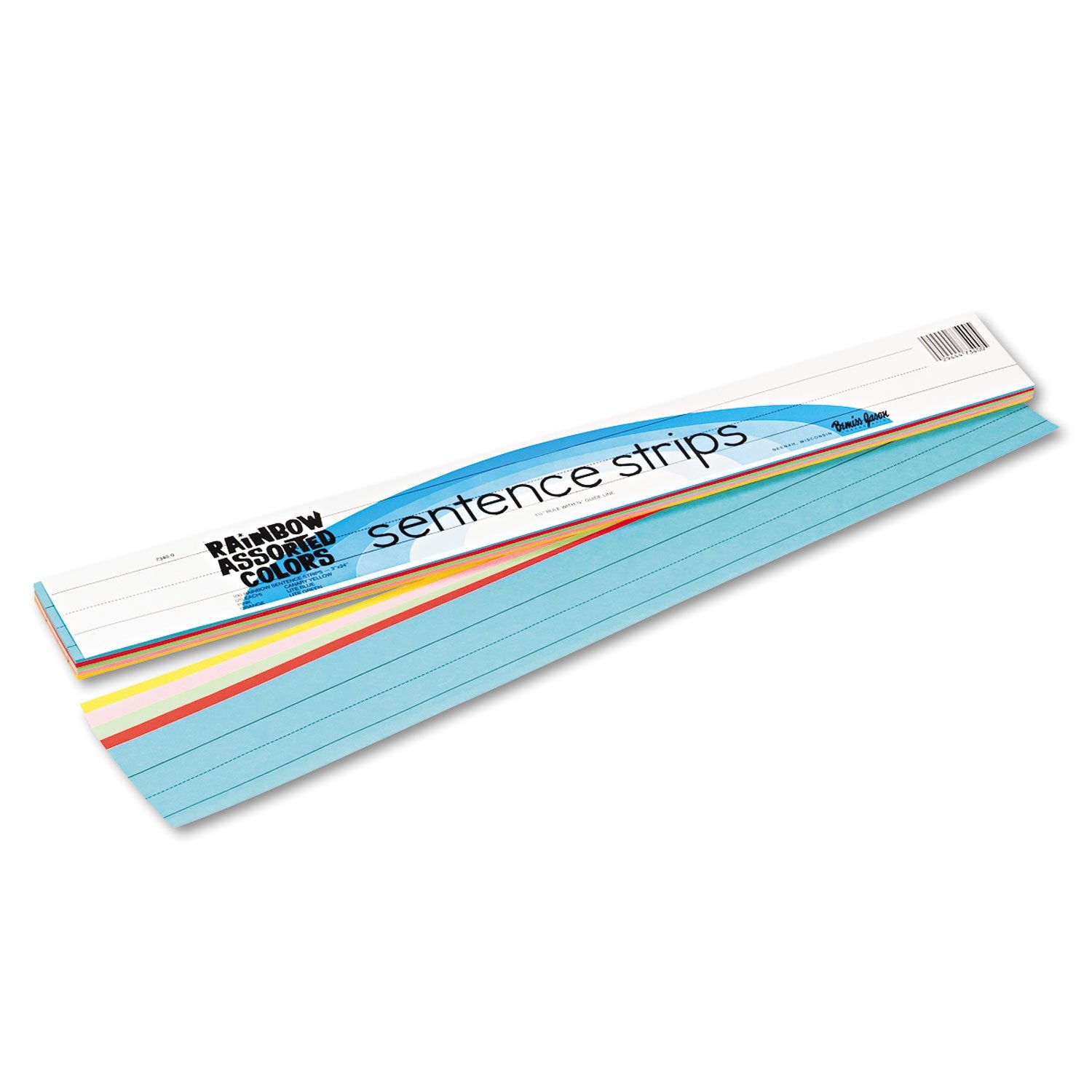 Creativity Inspired Pacon Sentence Strips Classroom Practice Paper | 3' x 24' | 100 Count | Assorted Colors 1