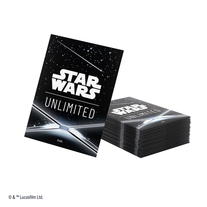 Gamegenic Star Wars: Unlimited Premium Art Sleeves - Black Card Back
