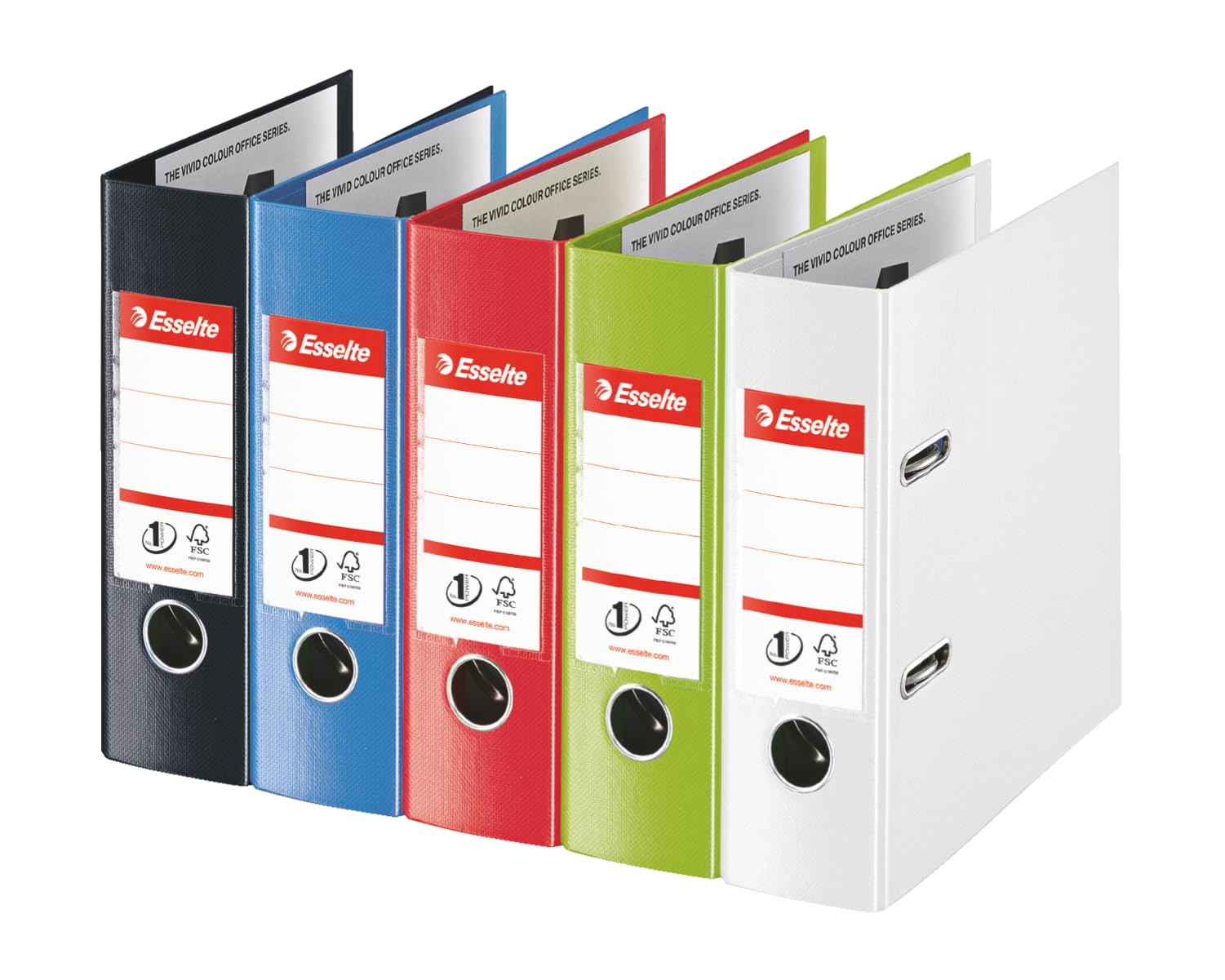 Esselte VIVIDA 468670 Lever Arch File - A5 Polypropylene, 75mm Spine | Patented No1 Mechanism 5