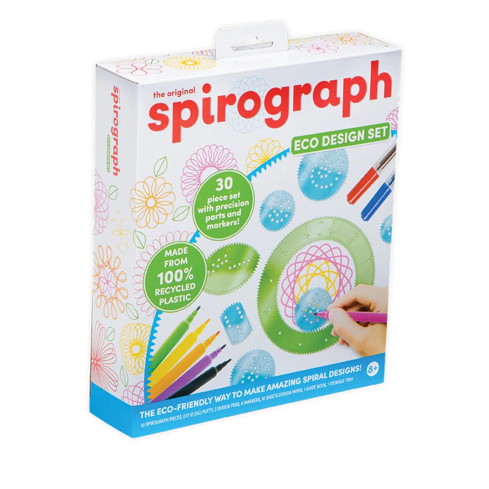 Spirograph - Eco Design Set 30-Piece | Made from 100% Recycled Plastics 1
