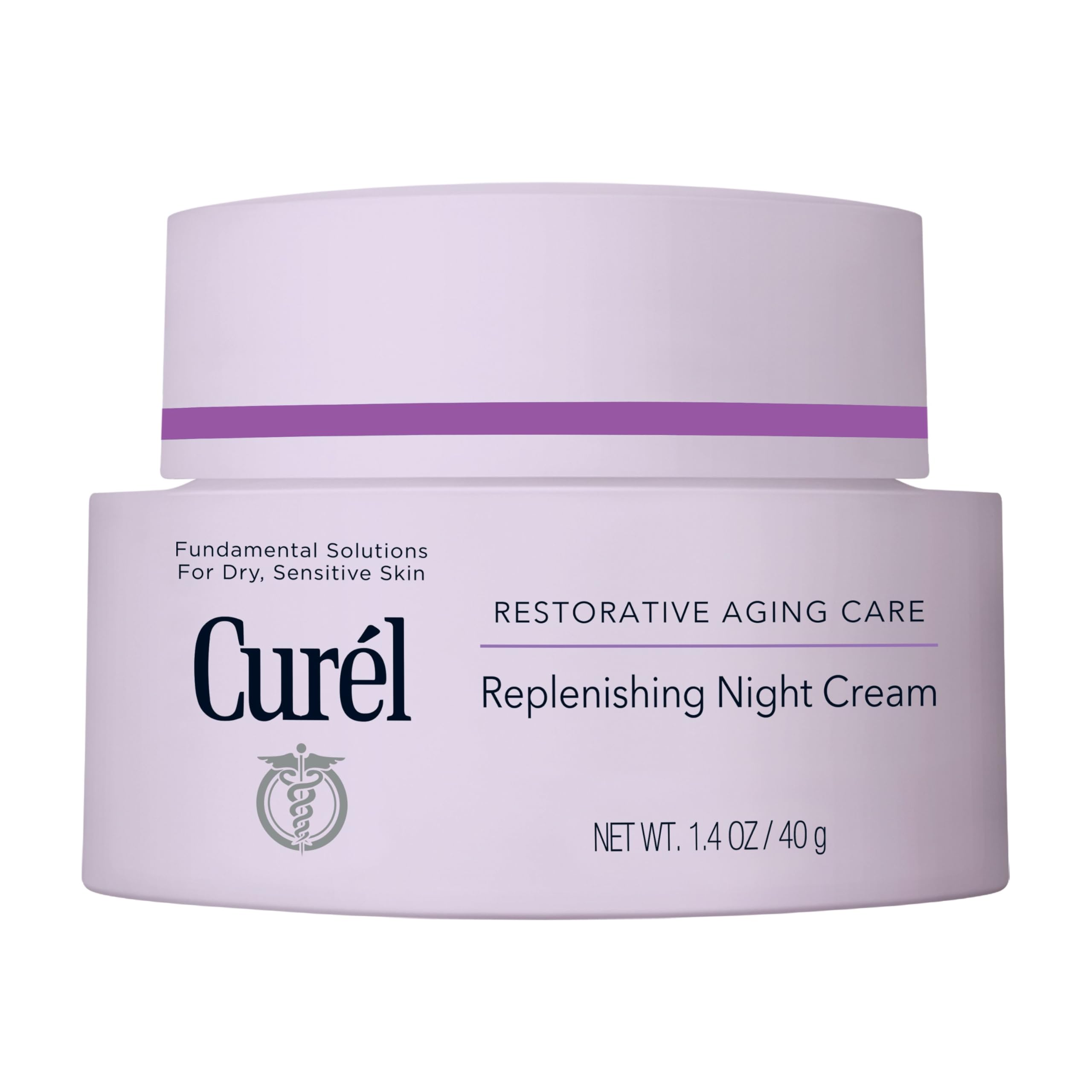 Curel Restorative Aging Care Replenishing Night Cream - Deep Hydration for Dry, Sensitive Skin | 40 ml 1