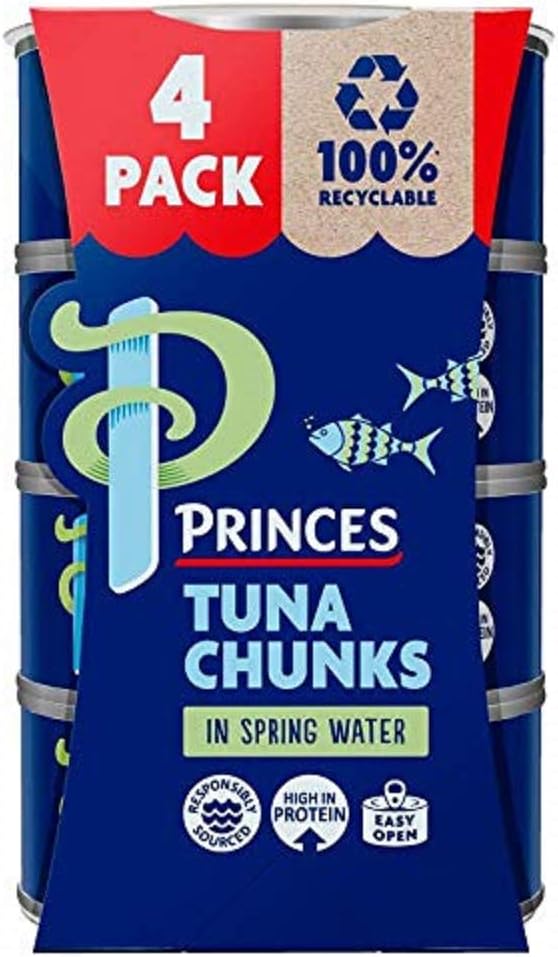 Princes Tuna Chunks in Spring Water, 4 x 145g 1