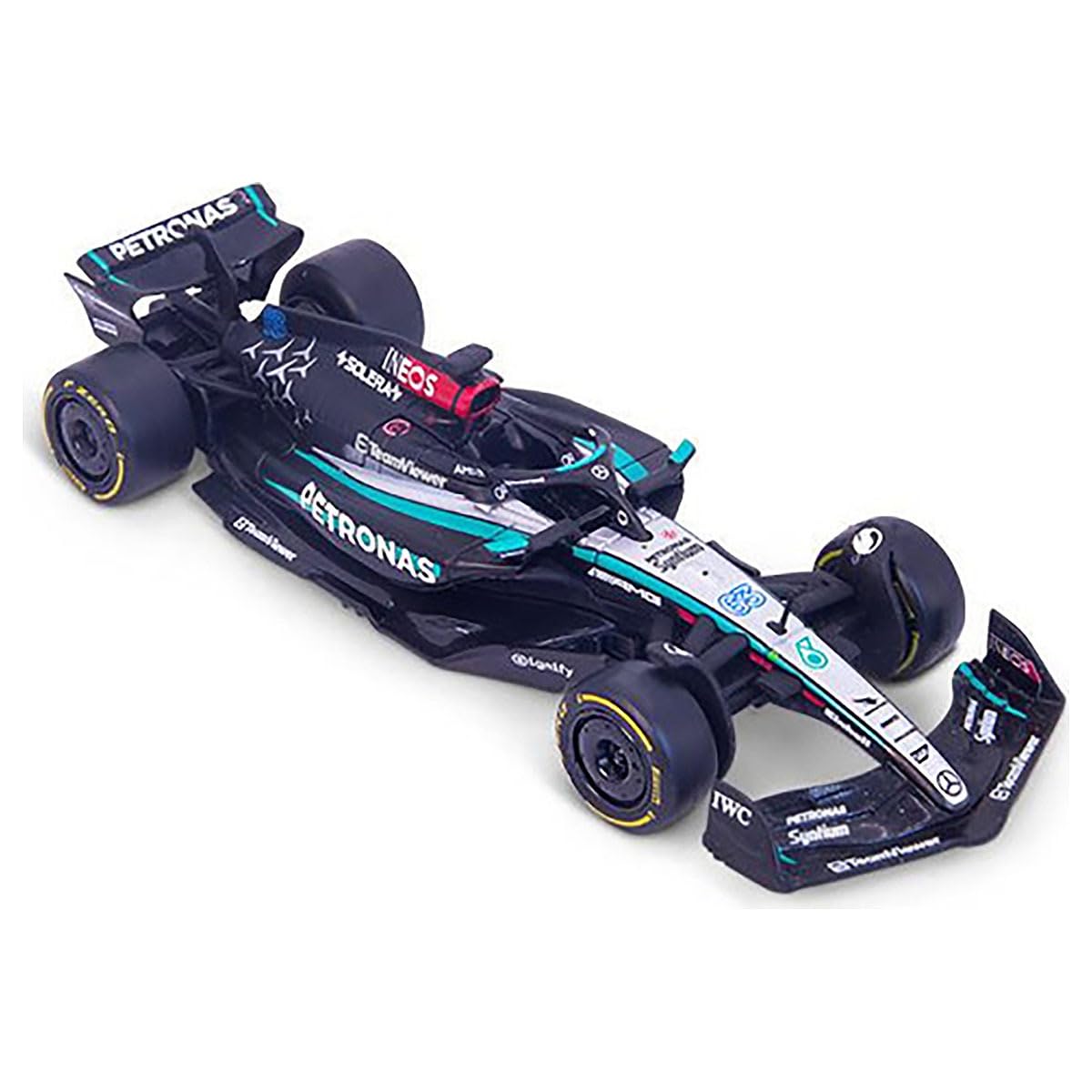 Bburago 1:43 Scale 2024 Mercedes AMG W15 F1 Car - Russell | Diecast Metal Replica 3
