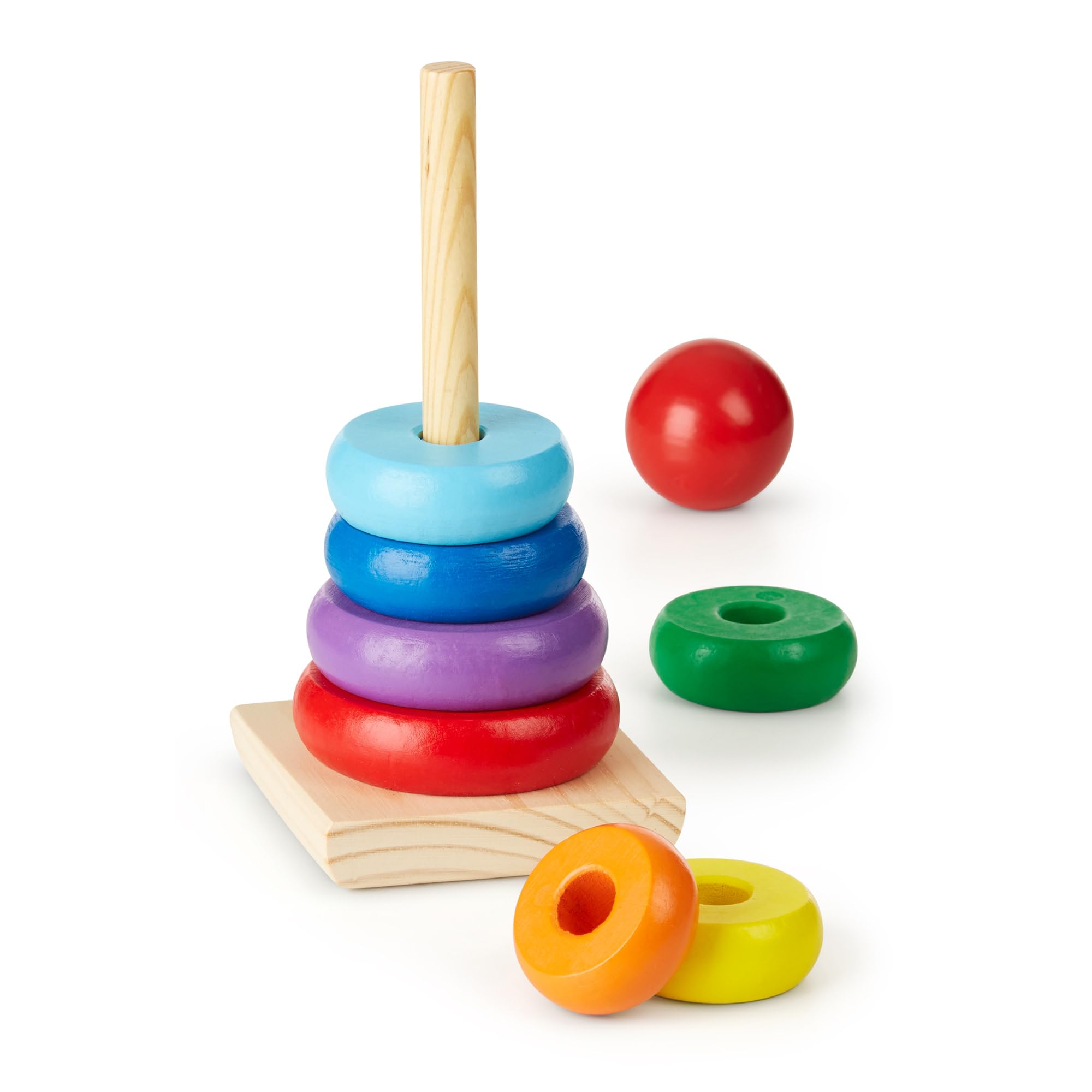 Melissa & Doug Rainbow Stacker - Developmental Toy | Motor Skills | Problem Solving | Ages 18 Months+ 4