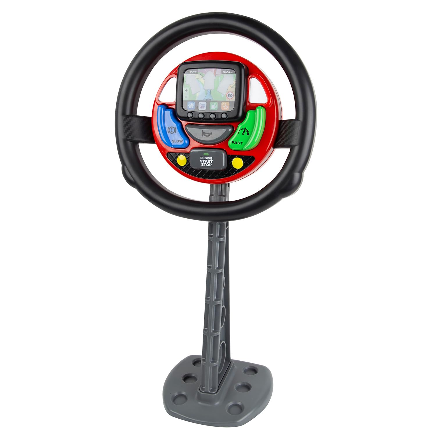 Casdon GPS Steering Wheel - Interactive Driving Toy for Kids 3+ with Spoken Commands & Realistic Sounds