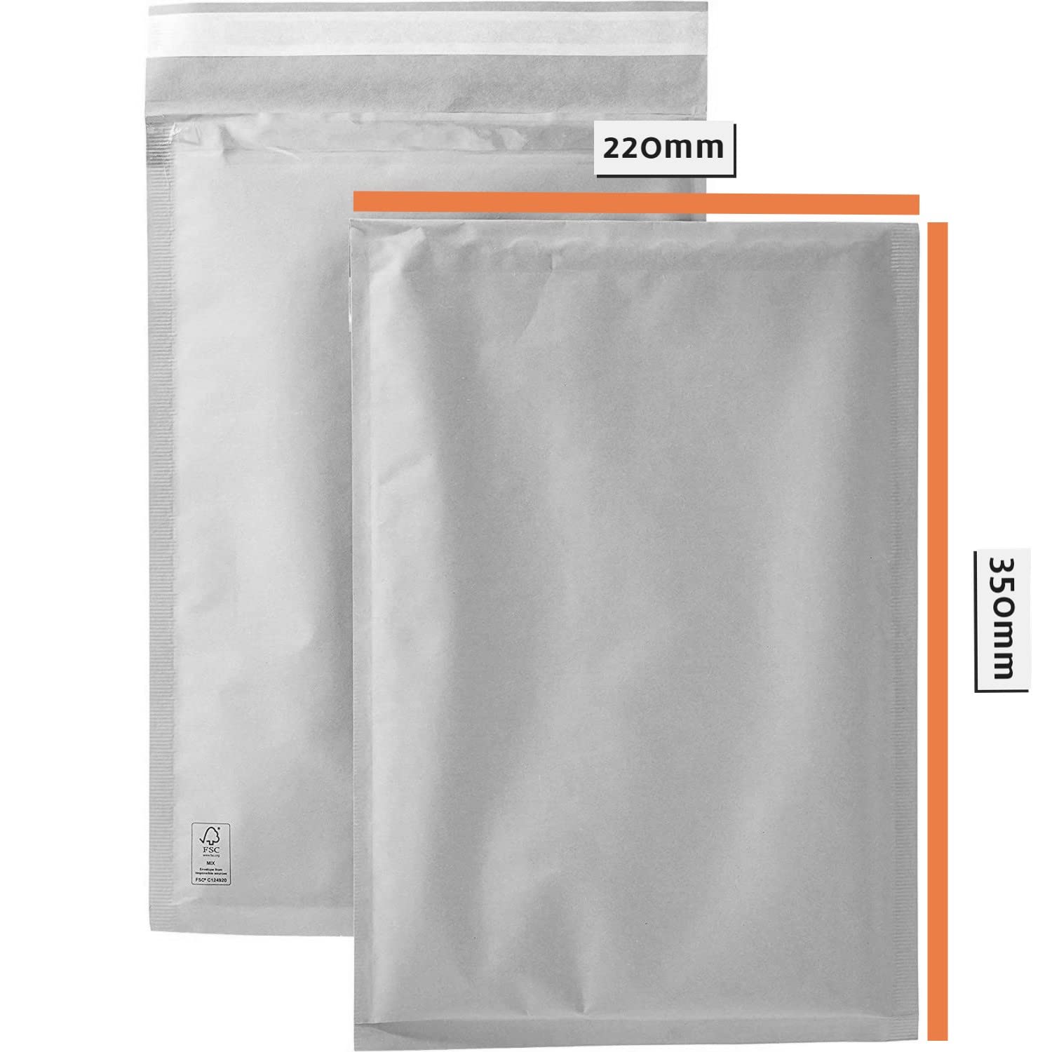 Postmaster A4 Padded Envelope Mailers - Gold Peel Seal Bubble Mailers | 20 Count | 220x340mm 4