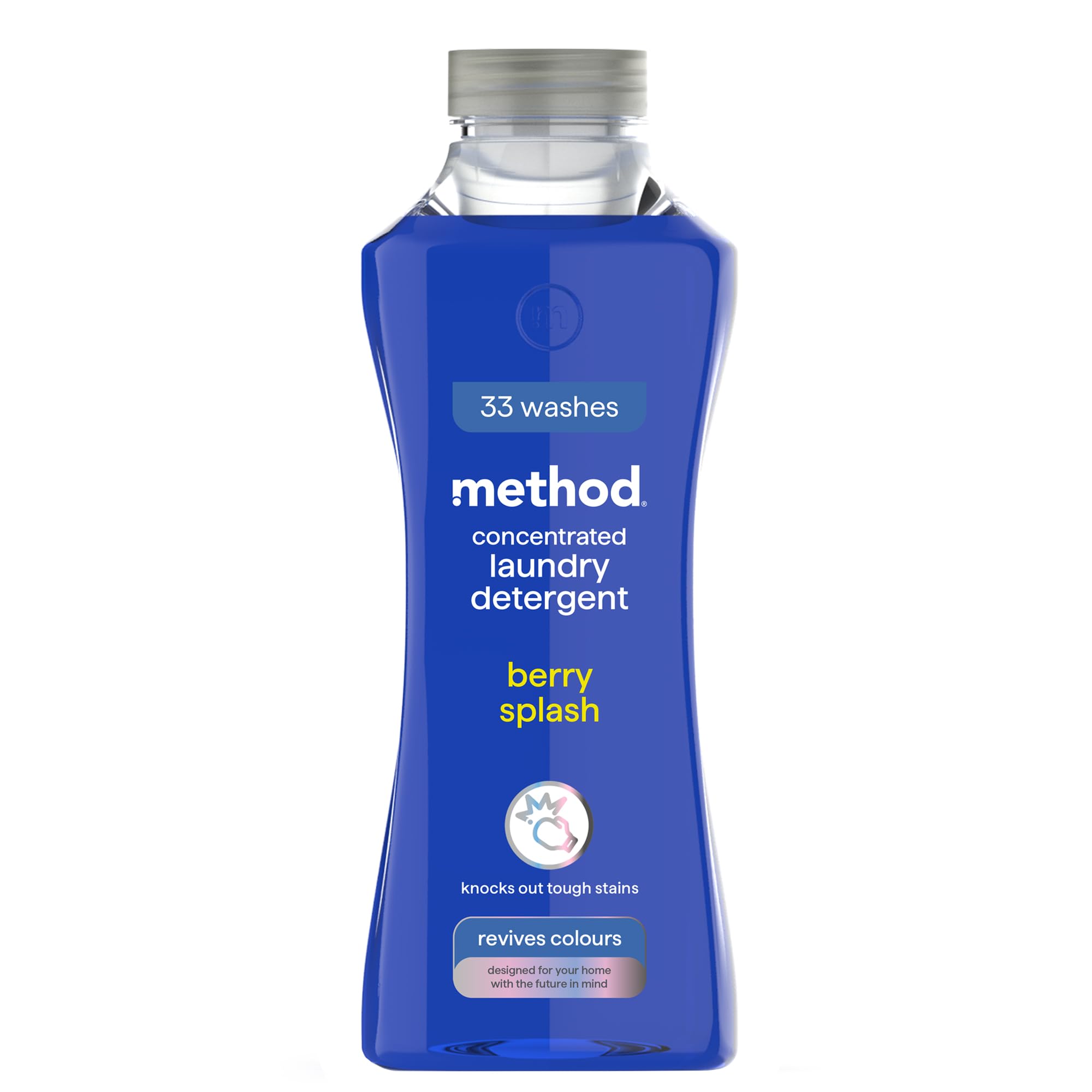 Method Concentrated Liquid Laundry Detergent - Fresh Berry Scent | 990 ml | Biodegradable