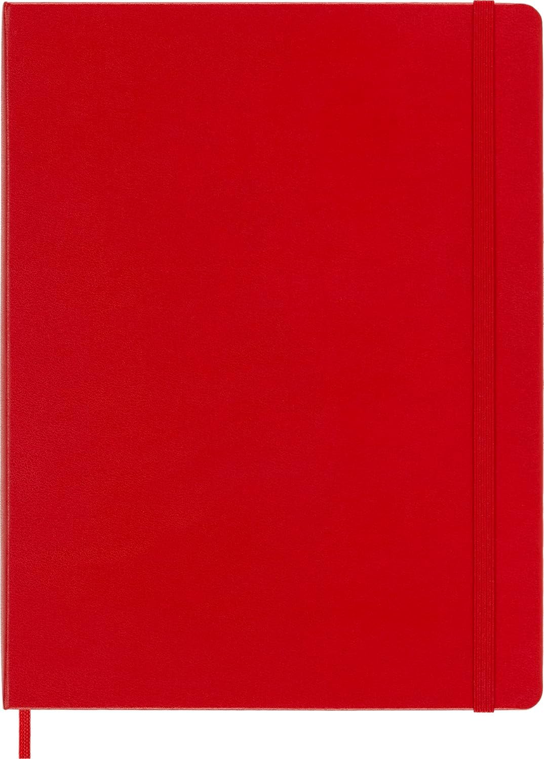 Moleskine Classic Notebook - Plain Pages | Hard Cover | Extra Large 19x25 cm | Scarlet Red
