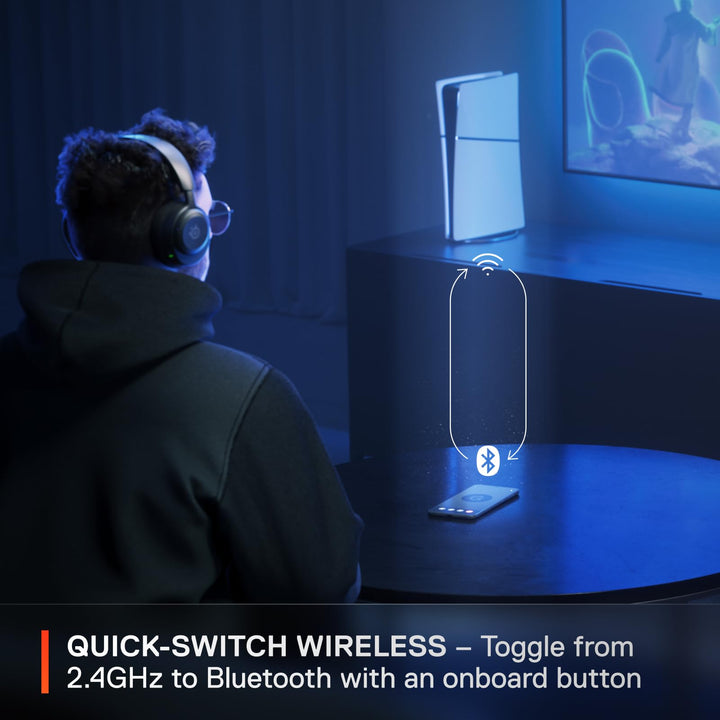 SteelSeries Arctis Nova 5 Wireless - Gaming Headset for PC, PS5, PS4, Switch, Xbox - 60H Battery, 2.4GHz & Bluetooth, ClearCast Mic