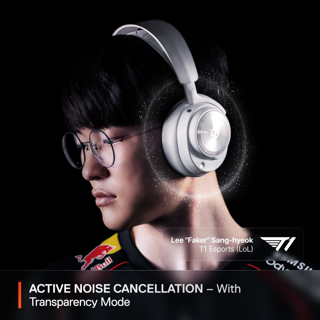 SteelSeries Arctis Nova Pro Wireless Multi-System Gaming Headset with Active Noise Cancellation