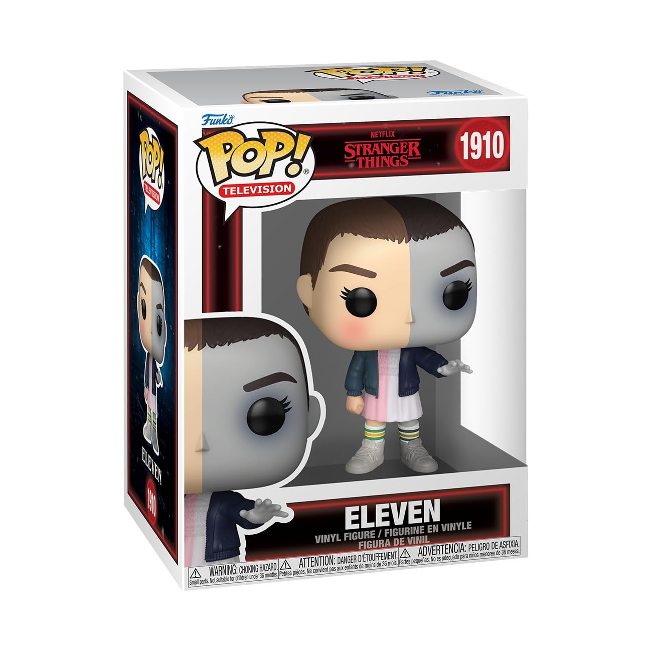 Funko Stranger Things Eleven - Split Vinyl Figure | 3.75 Inch Collectible | Model 93088 1