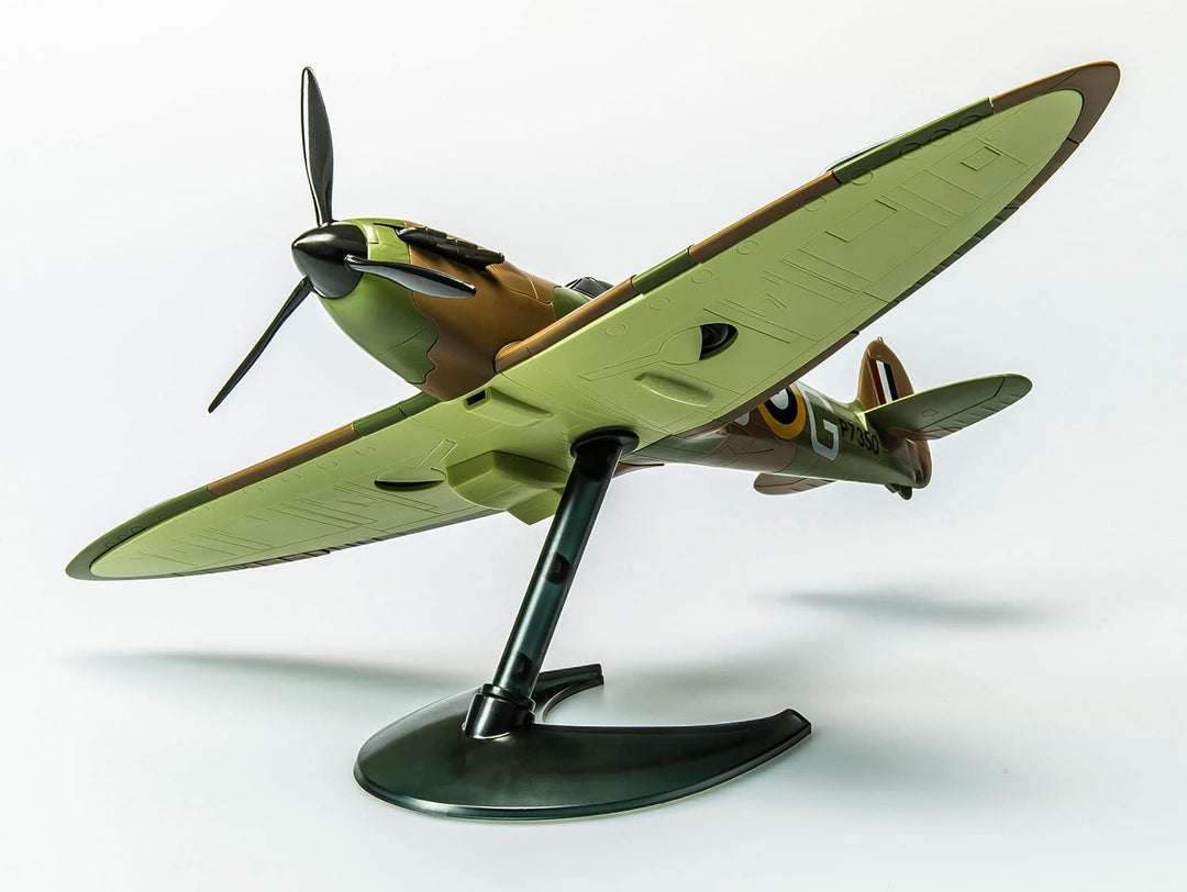 Airfix Quick Build Spitfire Model Kit J6000 - Snap-Together Plastic Aircraft Model for Kids 8+
