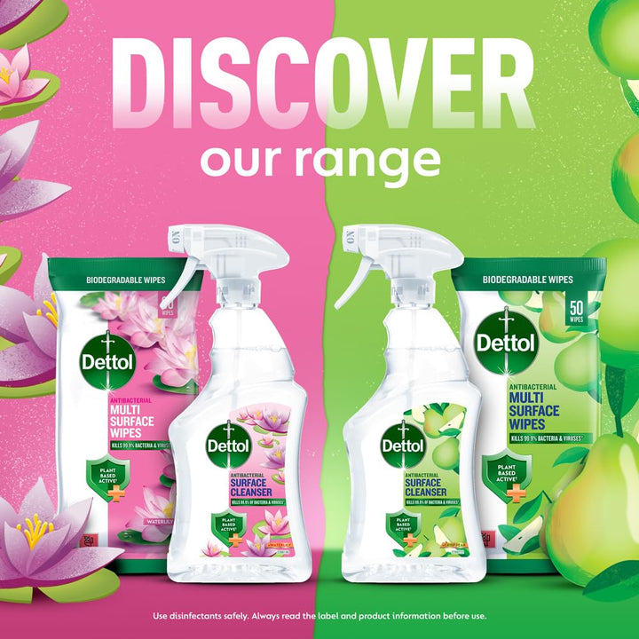 Dettol - Tru Clean Antibacterial Multi Surface Spray Cleanser Crisp Pear 6 x 750ml