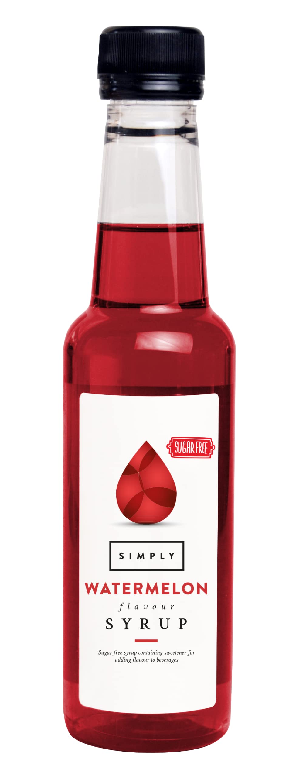 Simply Sugar Free Watermelon Syrup - 250ml Liquid | Red 1
