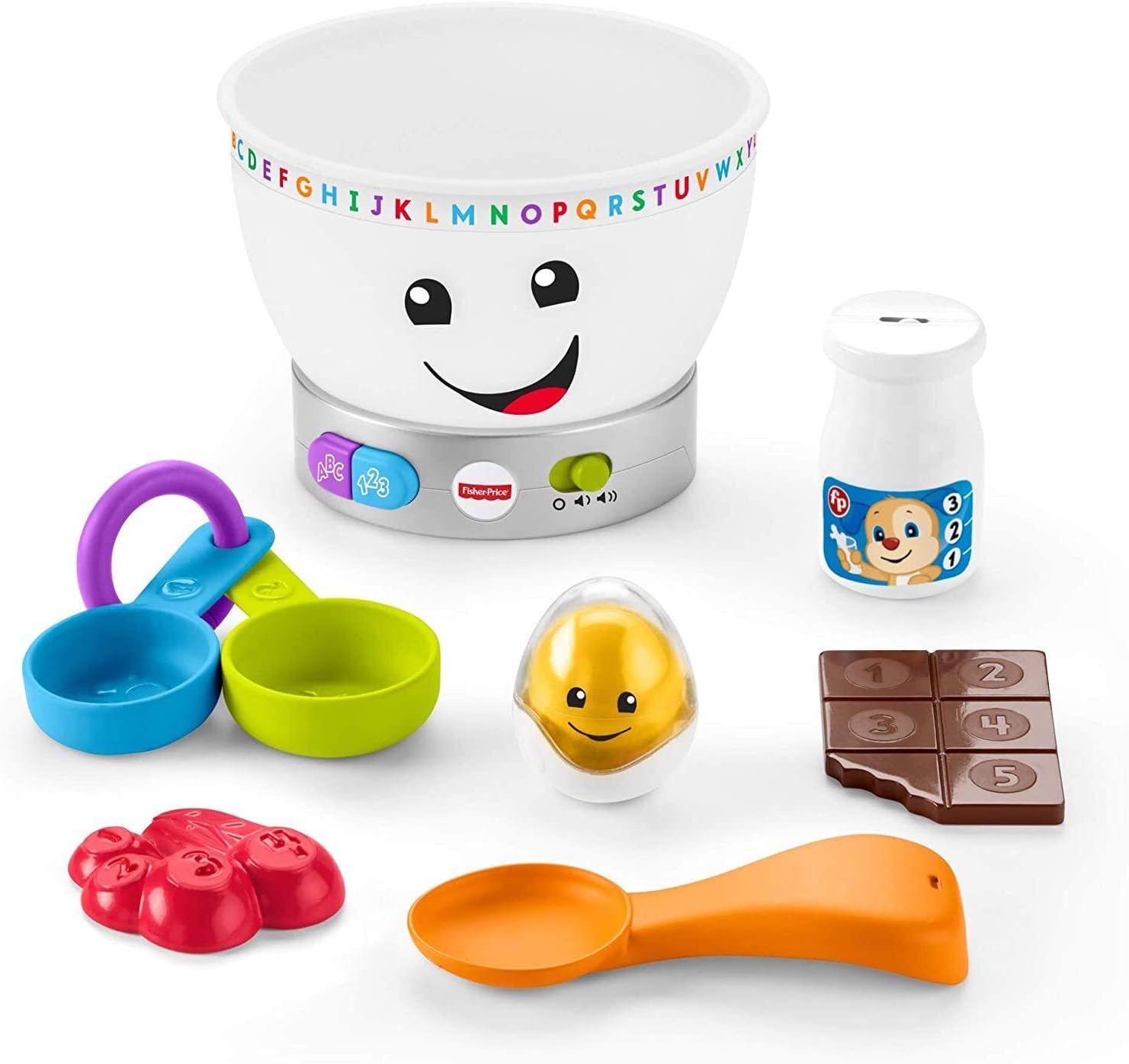 Fisher-Price Laugh & Learn Magic Colour Mixing Bowl - Light-Up Educational Pretend Play Toy for Toddlers 6M+ 1