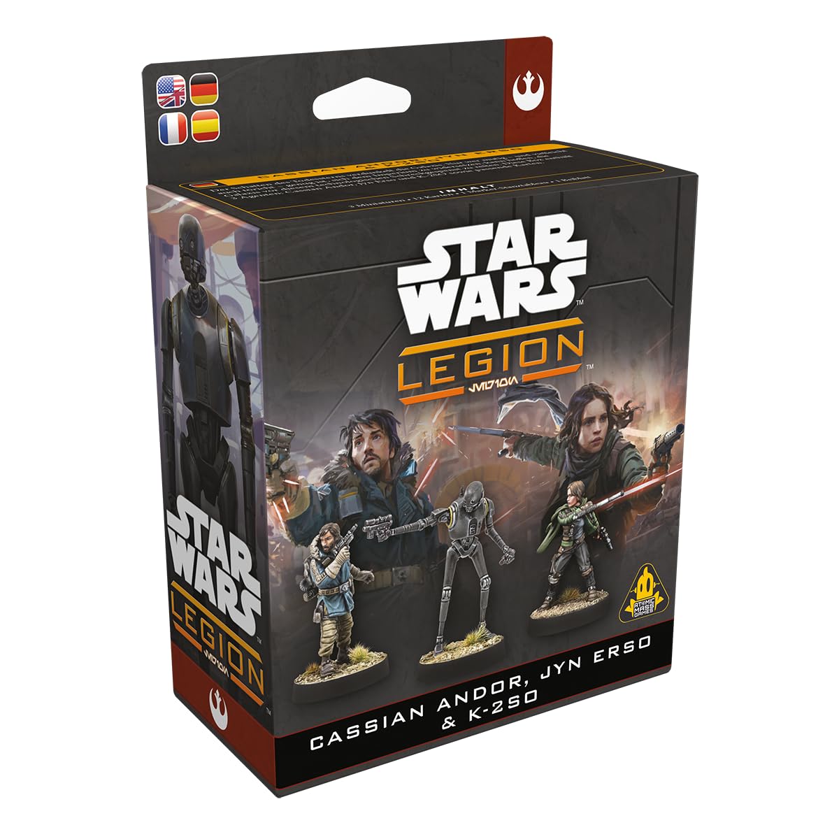 Asmodee Star Wars Legion - Cassian Andor, Jyn Erso & K-2SO Operatives Expansion | Multicolor