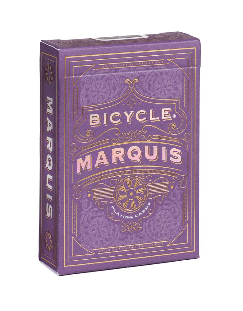 Bicycle Marquis Playing Cards - 1 Deck, Air Cushion Finish, Blue/White 1
