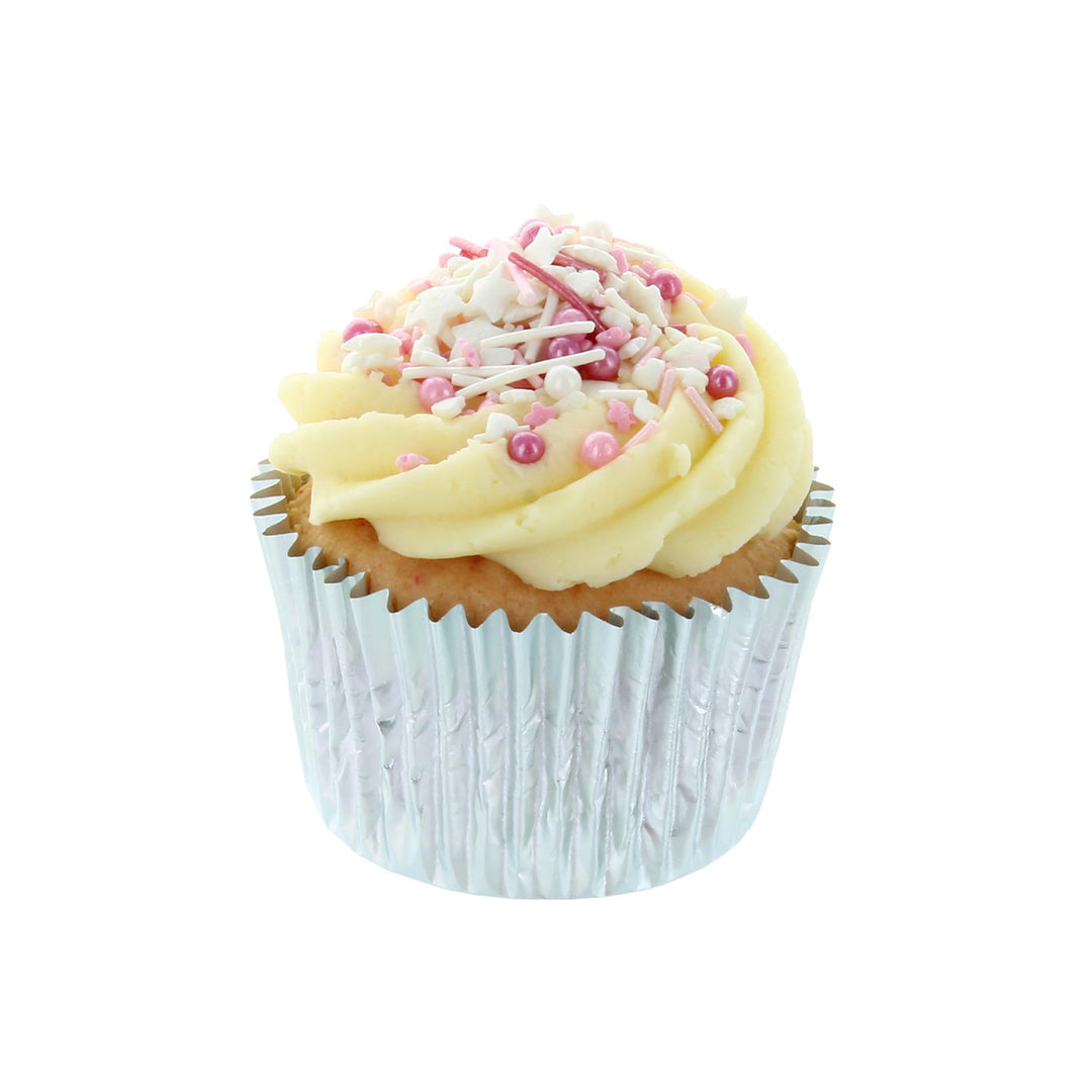 Baked with Love - Pink Sprinkles 90g | Pink & White Sugar Cake Sprinkles Mix
