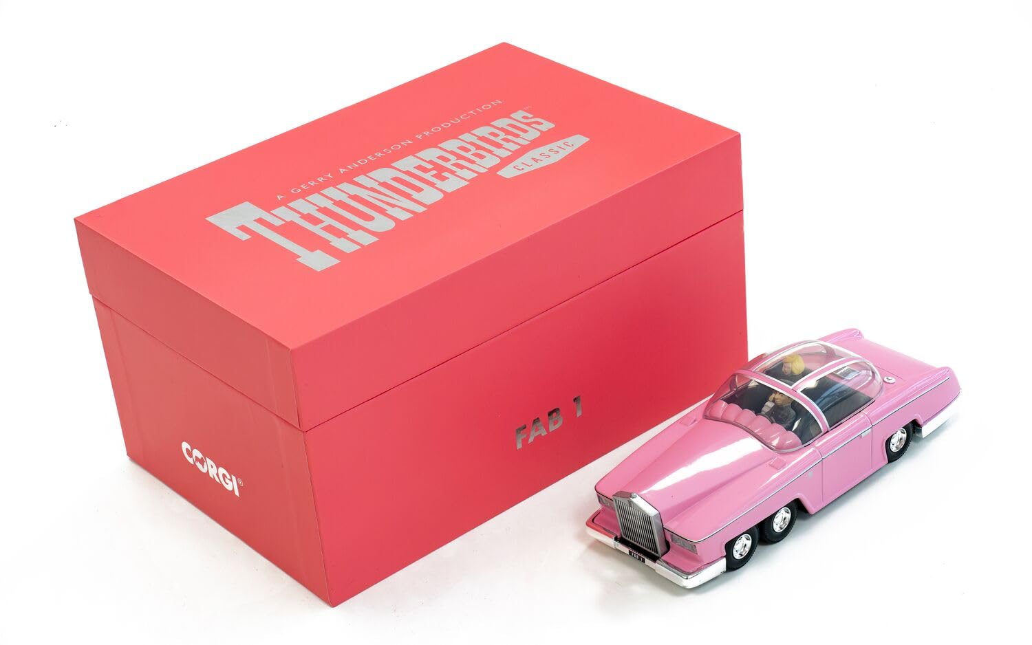 Corgi Thunderbirds F.A.B. Collection FAB 1 Diecast Model CC00605 | Pink Metal Vehicle 6