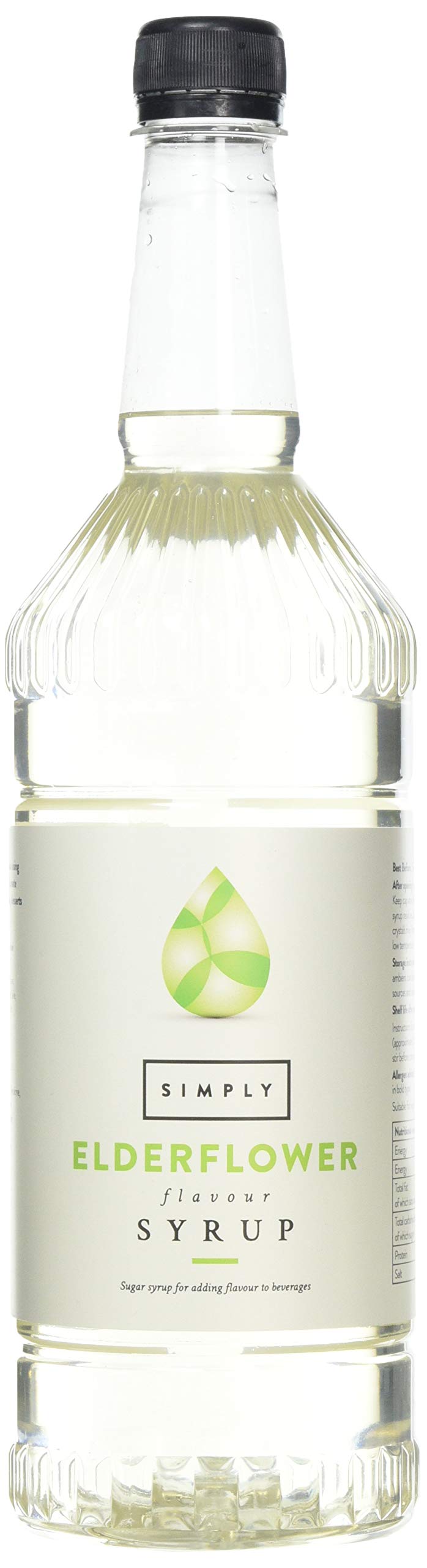 Simply Elderflower Syrup - Vegan & Nut Free Flavoured Syrup for Drinks & Baking 1