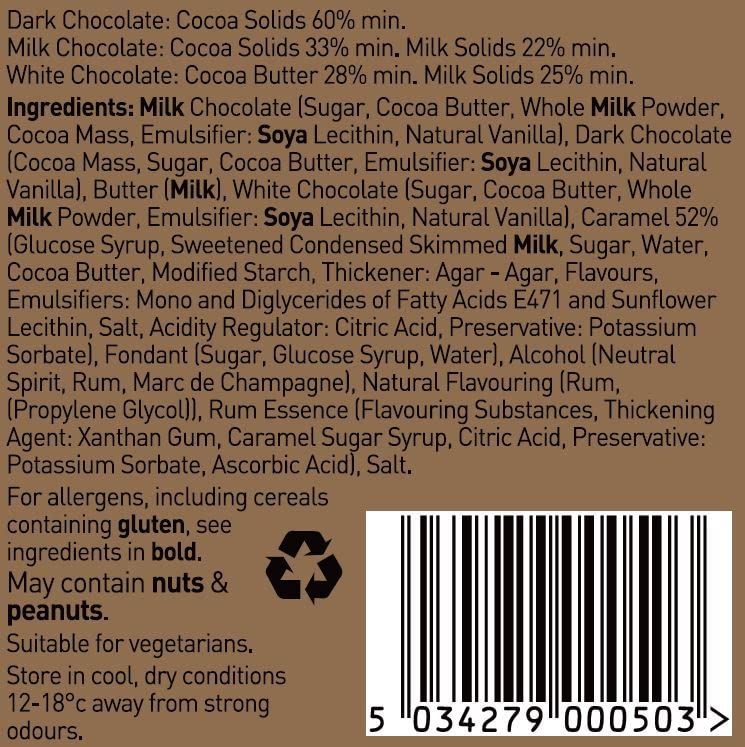 Holdsworth Chocolates - Truly Scrumptious Assorted Handmade Chocolates 55g