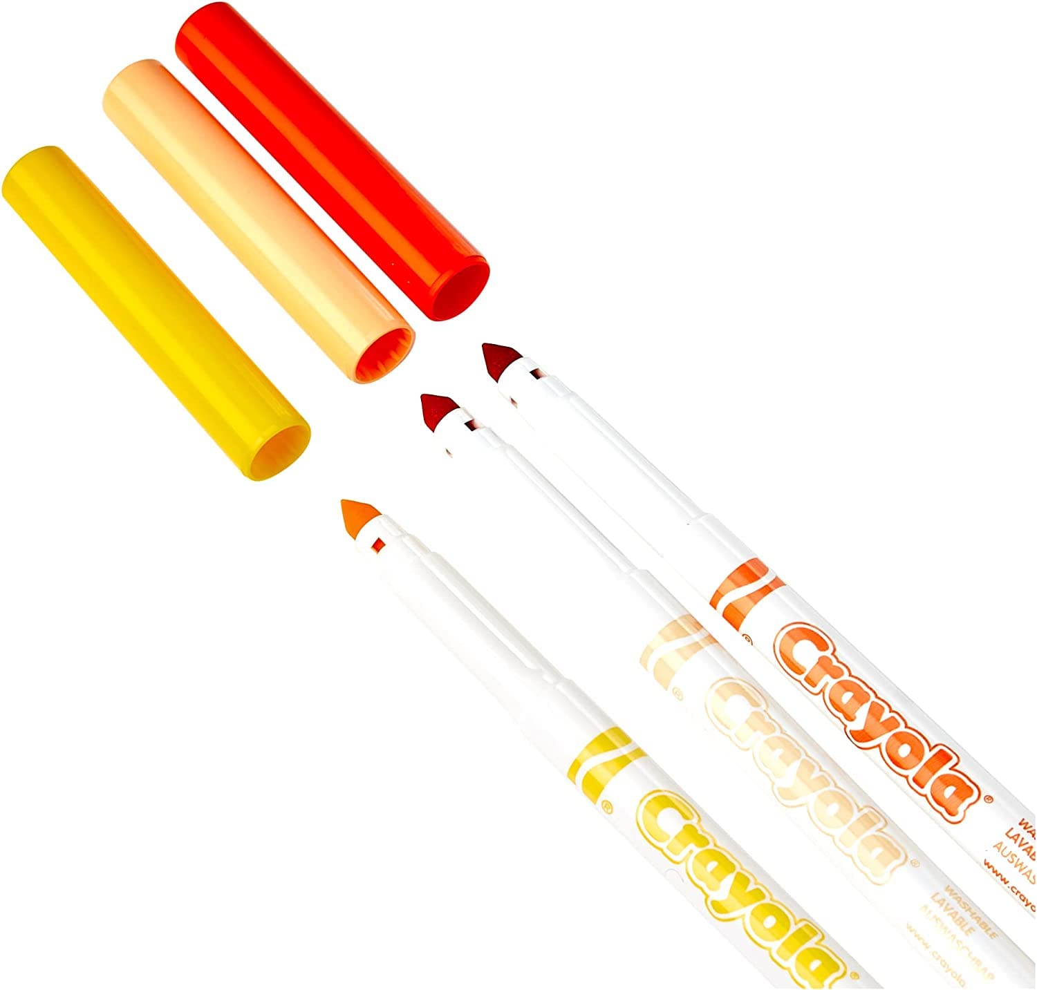 CRAYOLA SuperTips Washable Fineline Markers - 144 Pack Assorted Colours | Washable Ink | Fine Tip 4
