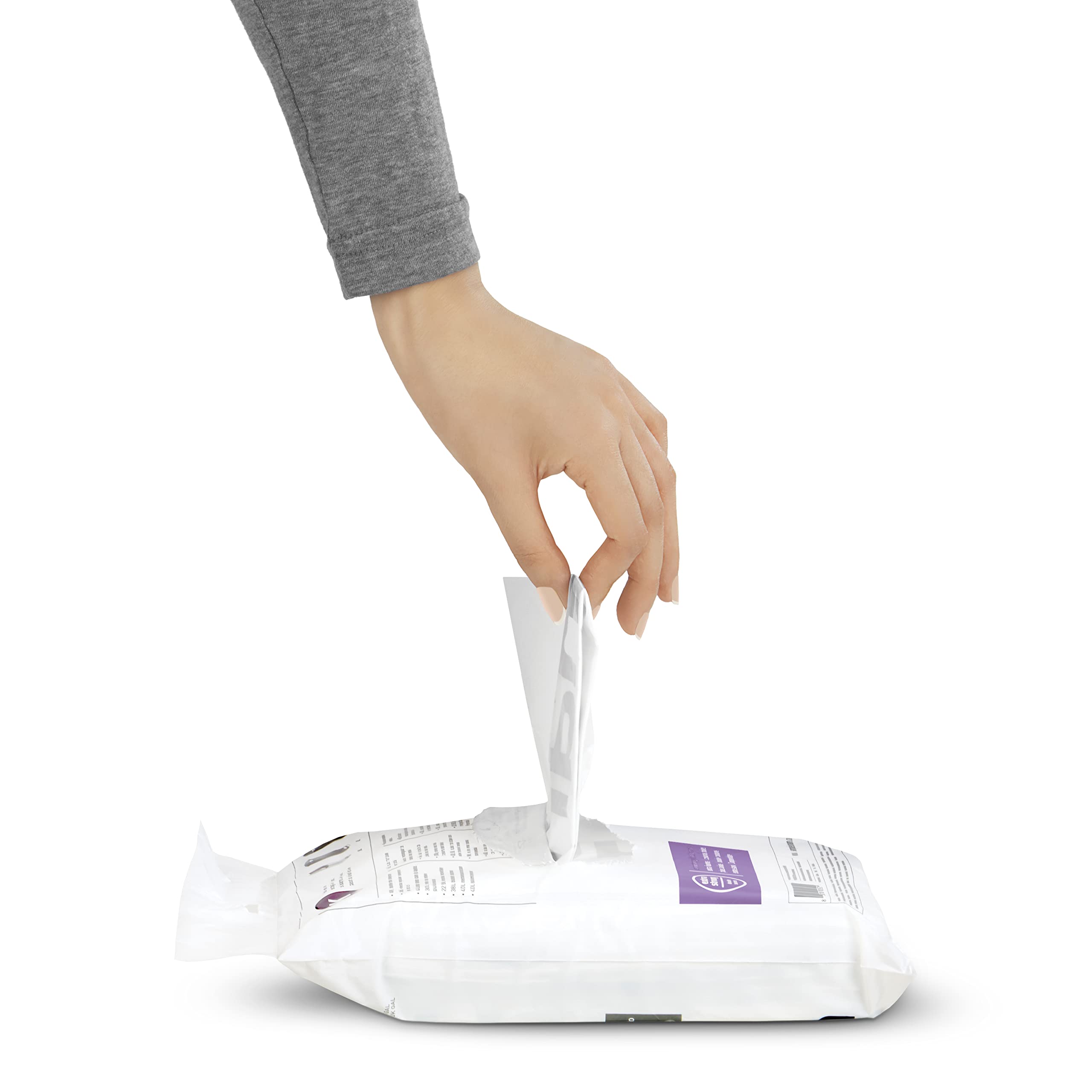 simplehuman Code Q Custom Fit Bin Liners - 17 Gallon Capacity, White Plastic (20 Count) 3