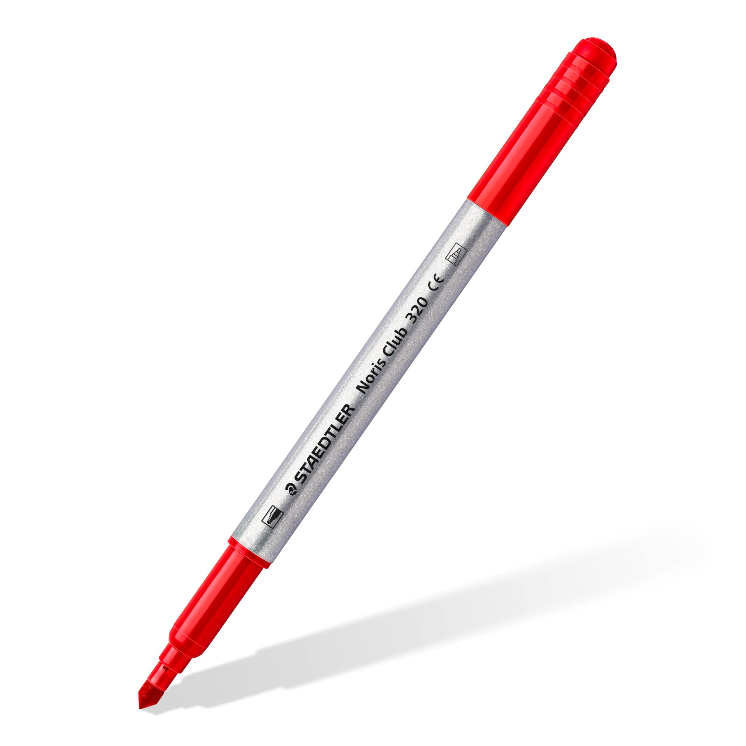STAEDTLER Noris Club Double Ended Fibre Tips - 10 Count Pack | Washable Ink | Dual 1.0mm & 3.0mm Tips 2