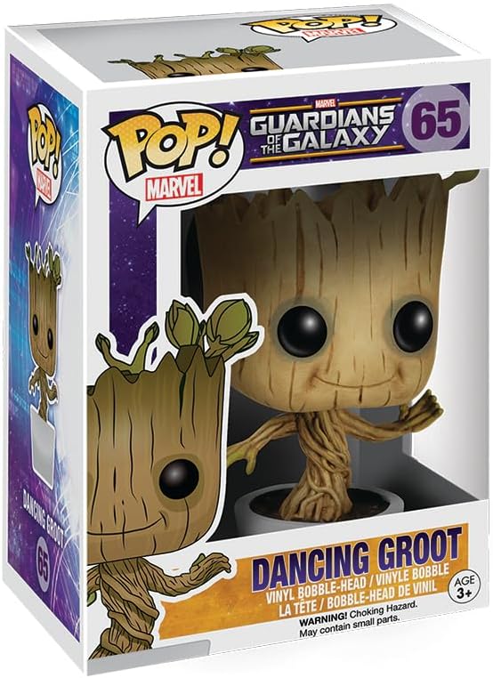 Marvel Guardiani della Galassia che balla Groot Funko 69980 Pop! Vinile #65