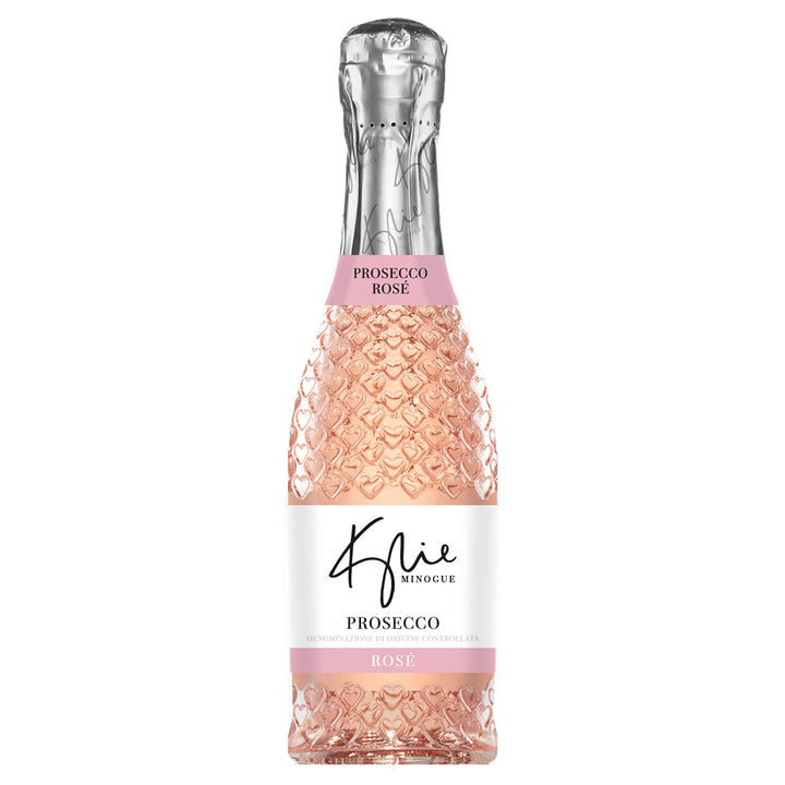 Kylie Minogue Signature Mini Prosecco Rosé 20cl - Elegant Sparkling Rosé Wine