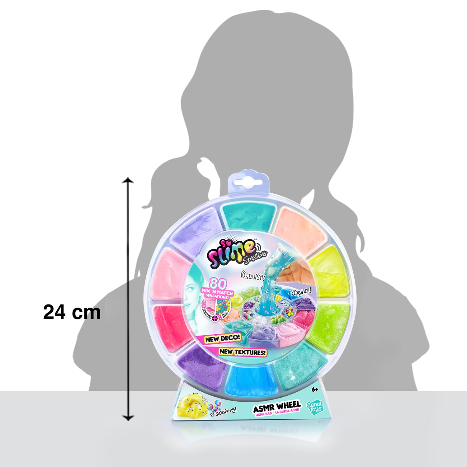 So Slime Sensations ASMR Wheel - Mix & Match Slime Playset for Kids 3+ 8