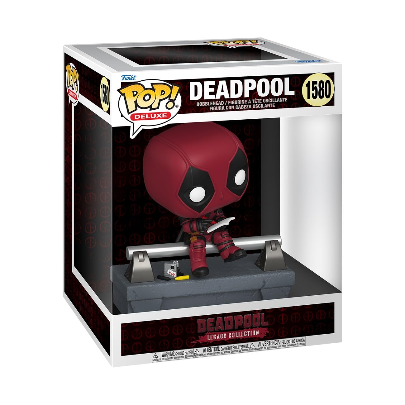 Funko POP! Deluxe - Deadpool on Bridge Collectable Vinyl Figure | 3.75 in 1