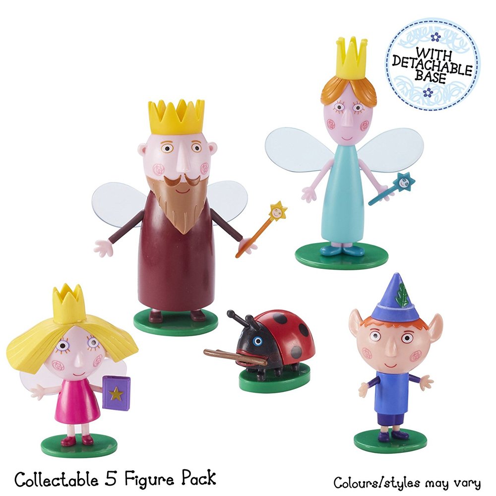 Ben &amp; Holly Fünf-Figuren-Paket – 5 Sammelfiguren mit abnehmbaren Sockeln für fantasievolles Spielen 2