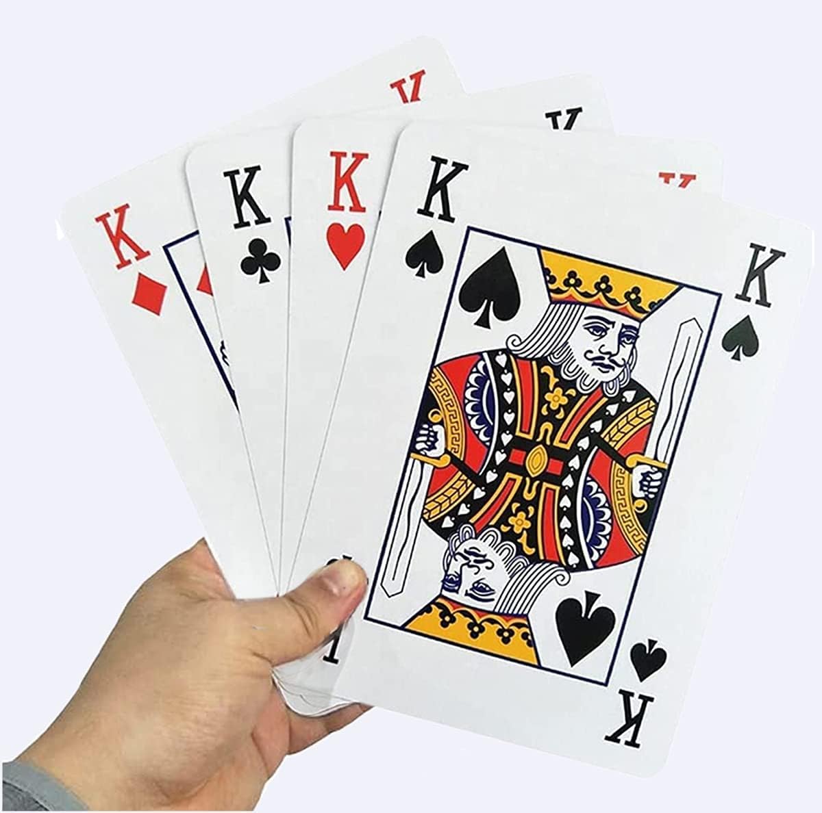 2 UR DOOR Jumbo Large Playing Cards Deck for 52 Card Games 4