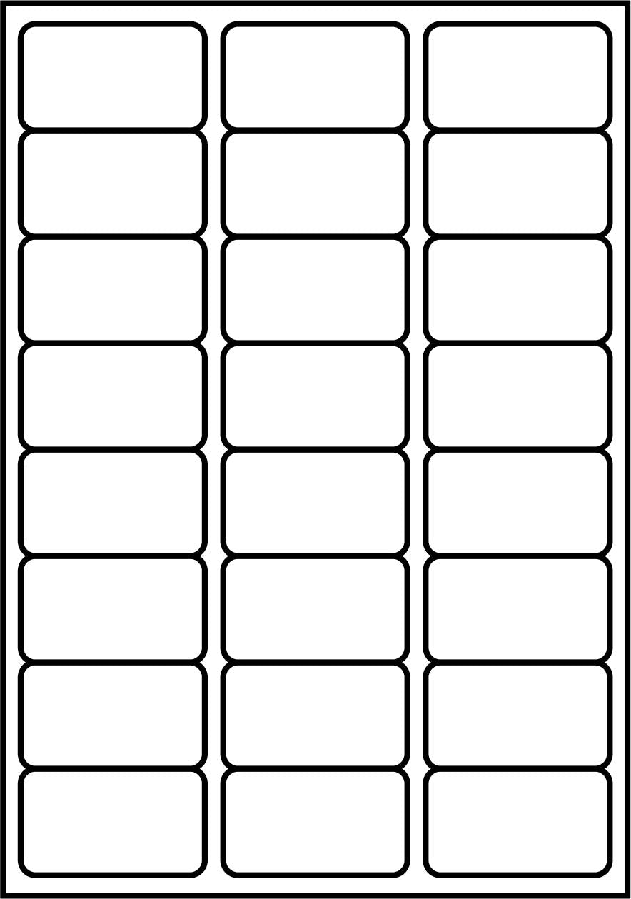 SmithPackaging A4 Self Adhesive Address Labels, 24 Labels Per Sheet, 100 Sheets 1