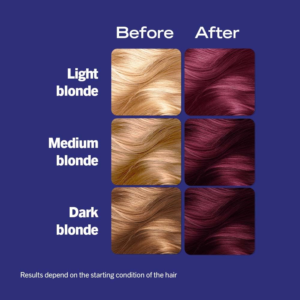 Schwarzkopf LIVE Intense Colour Berry Red 044 - Permanent Hair Dye with Vibrancy Serum 4